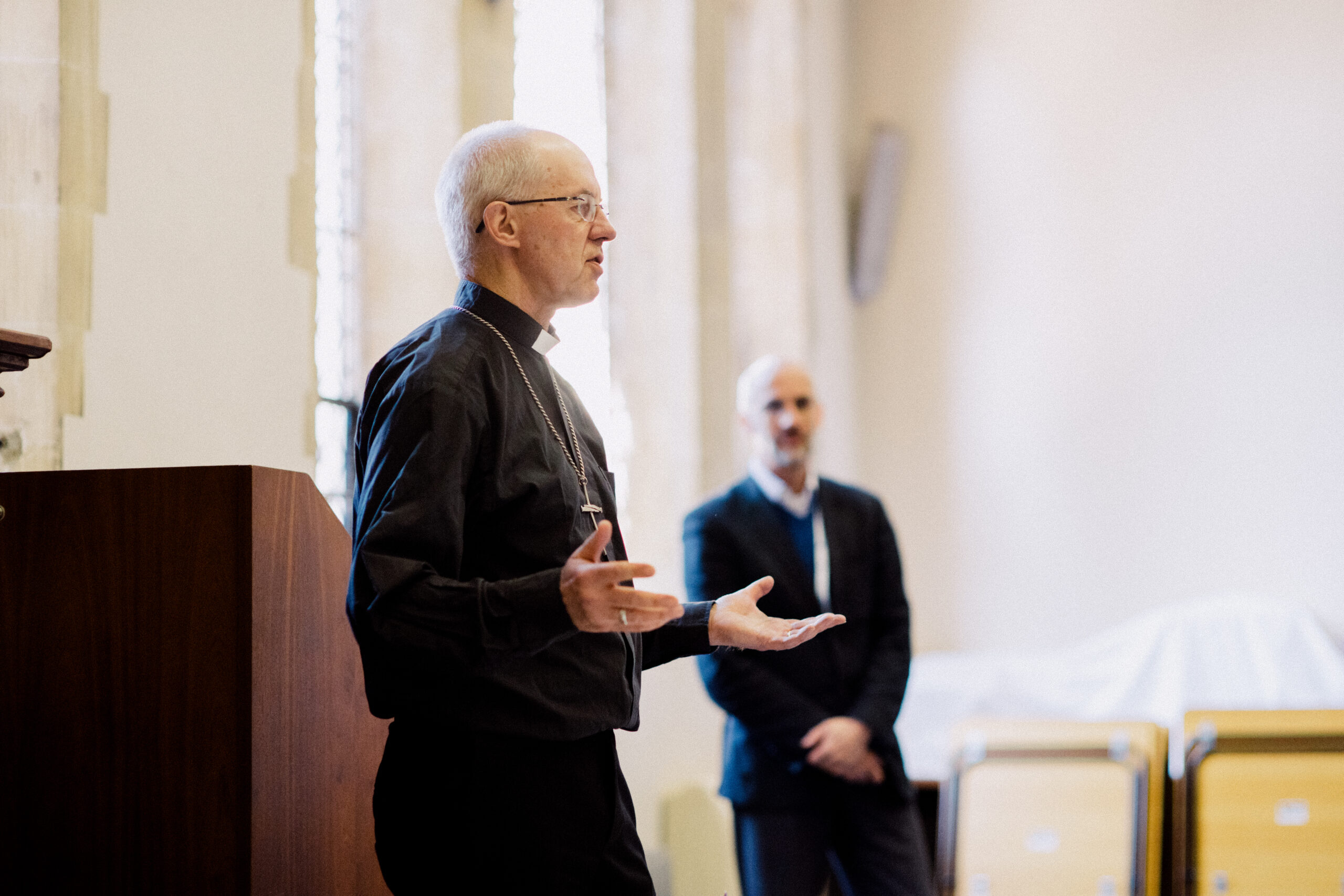 Archbishop of Canterbury Justin Welby presenting at the St Augustine's 2023 Residential Week.