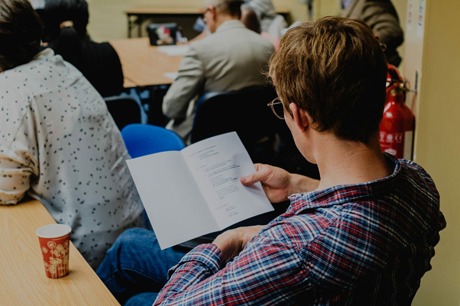 Student studying at St Augustine's