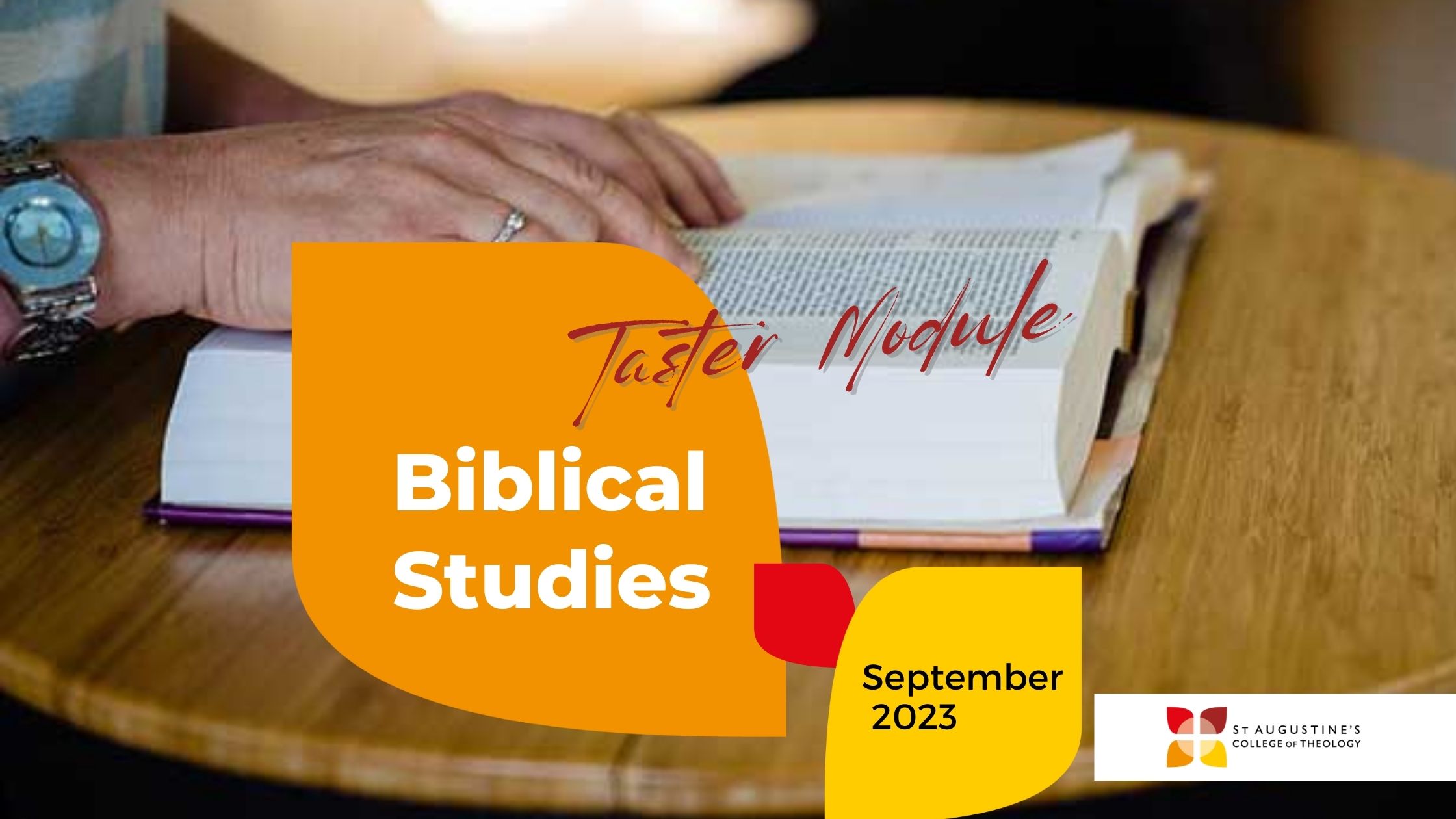 Biblical Studies taster module at St Augestine's
