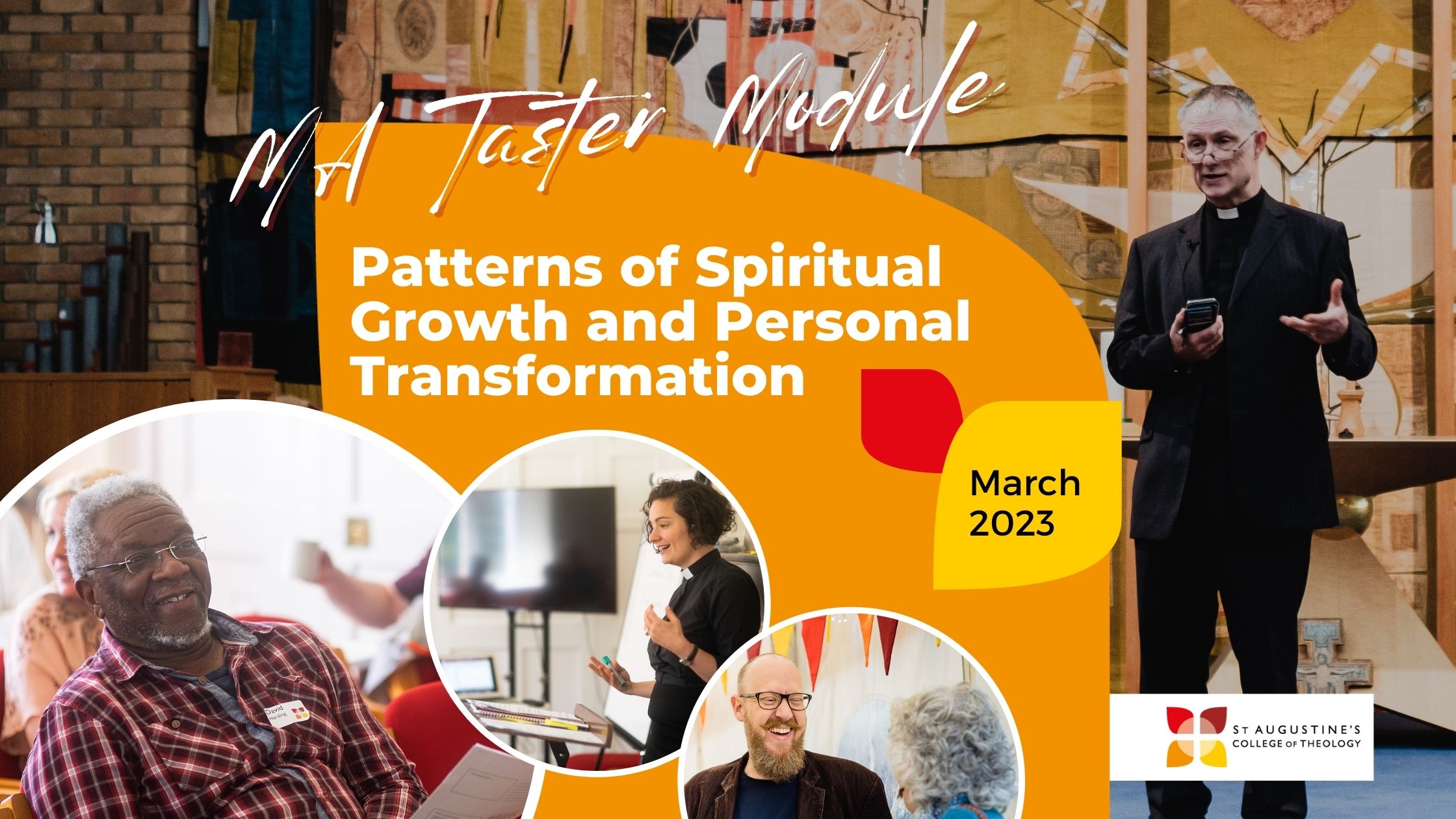 Patterns of Spiritual Growth and Personal Transformation – MA Taster Module at St Augestine's