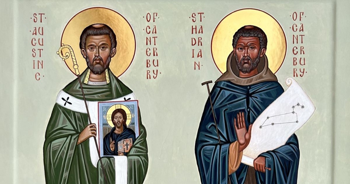 Chaplain’s special sermon for new College icon of Saints Augustine and Hadrian
