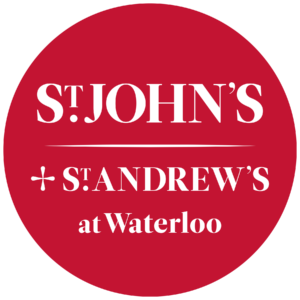 St John's Waterloo logo.