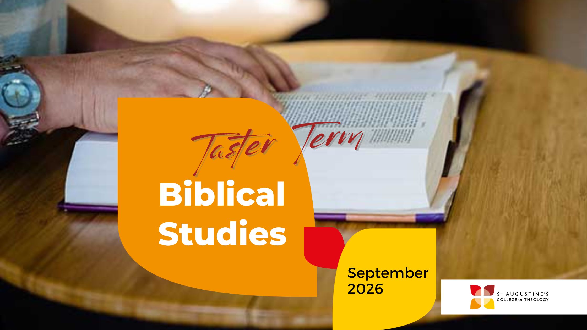 Biblical studies taster term 2026