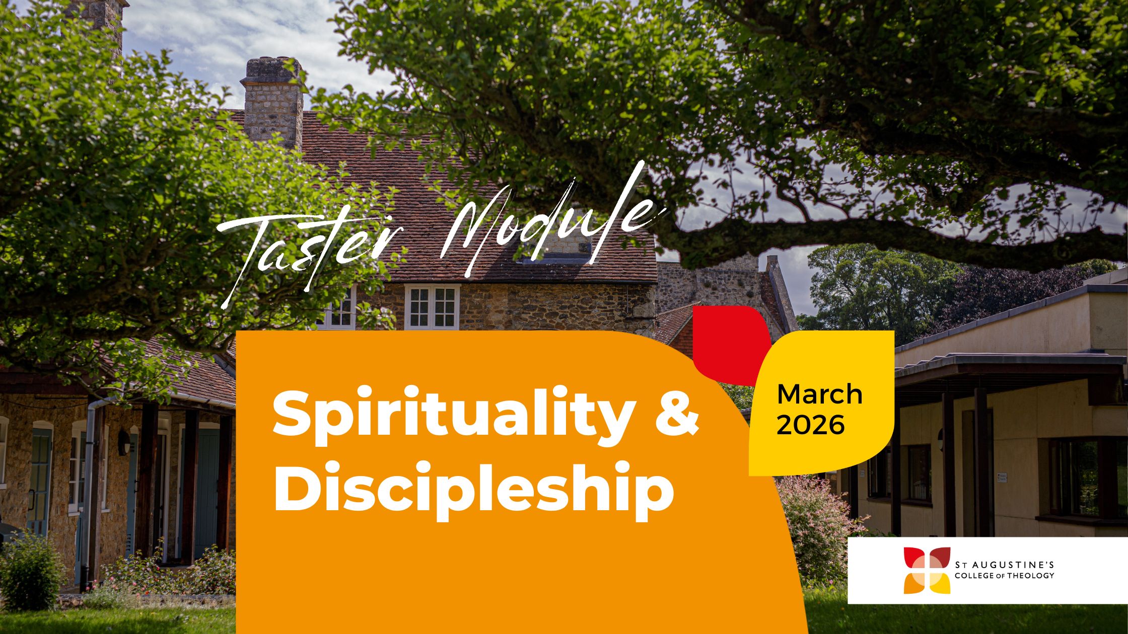 Spirituality & Discipleship theology Taster term header that takes place in London