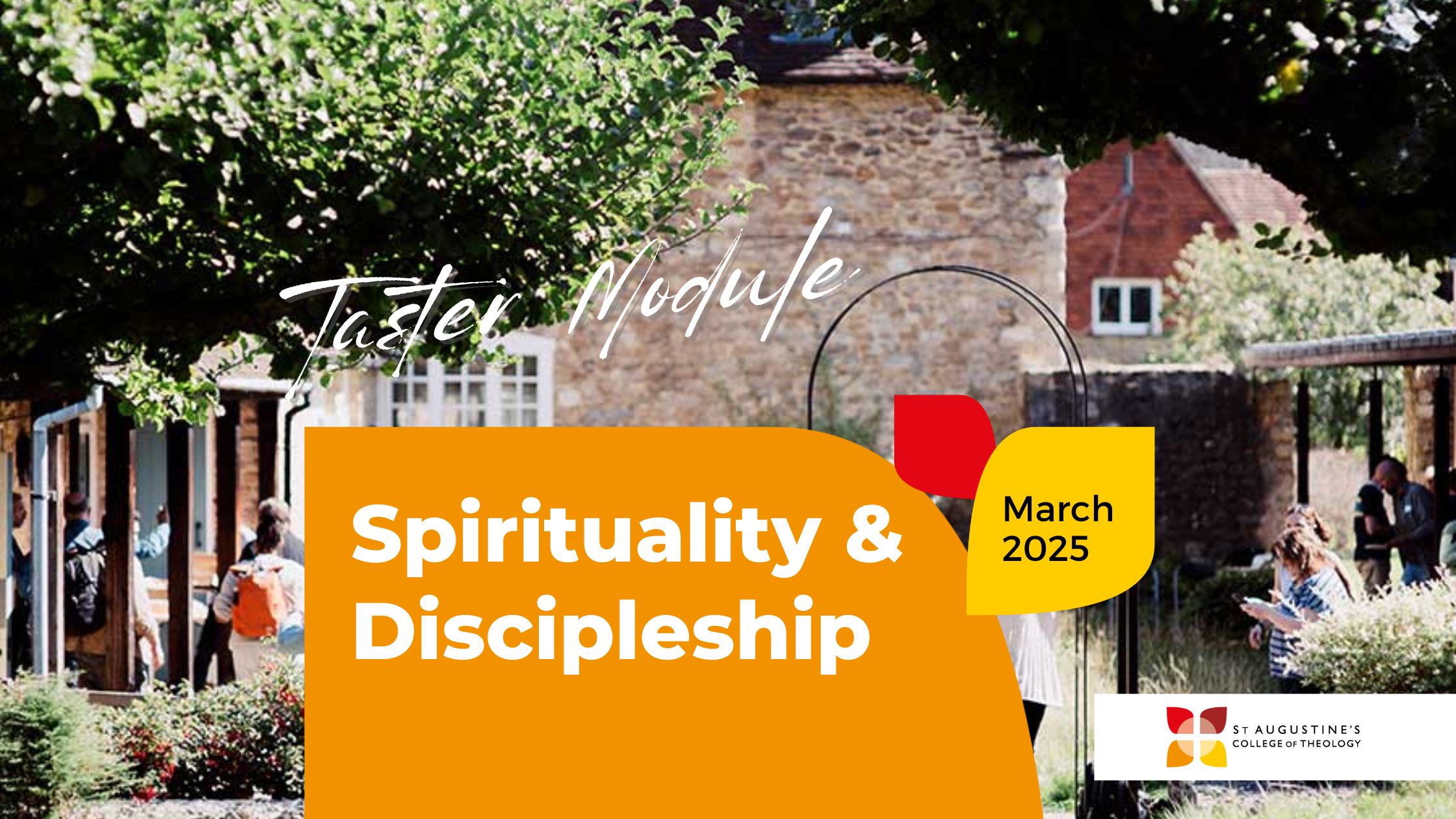 Spirituality & Discipleship taster term starts March 2025