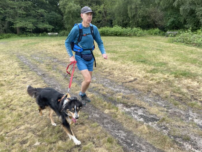 Bishop Martin, Head of Trustees at St Augustine's College of Theology, with his dog