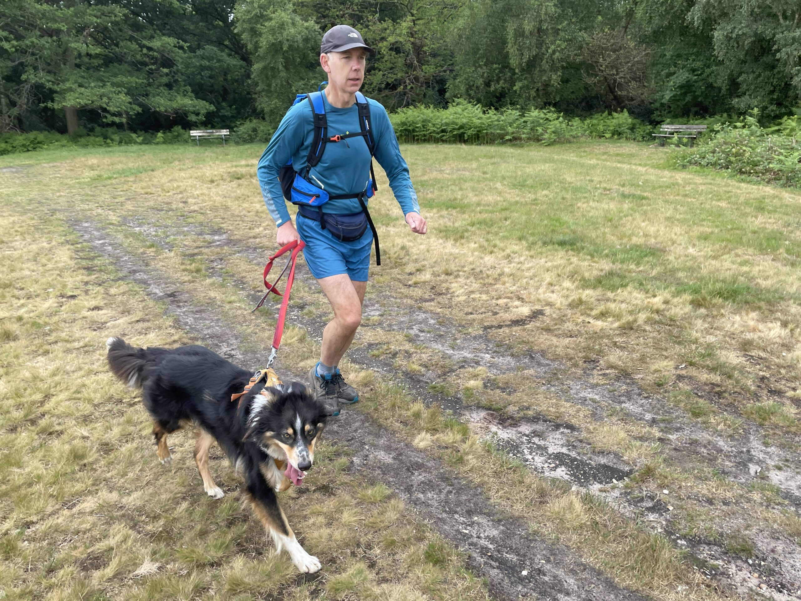 Bishop Martin, Head of Trustees at St Augustine's College of Theology, with his dog