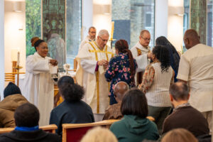Thomas Sharp at St Hugh's 10th Anniversary Service