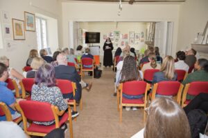 Theology lesson in progress