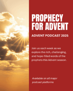 Advent podcast overview graphic.