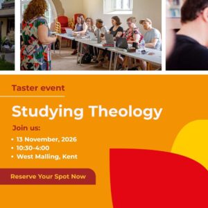 13 November Theology Taster Day