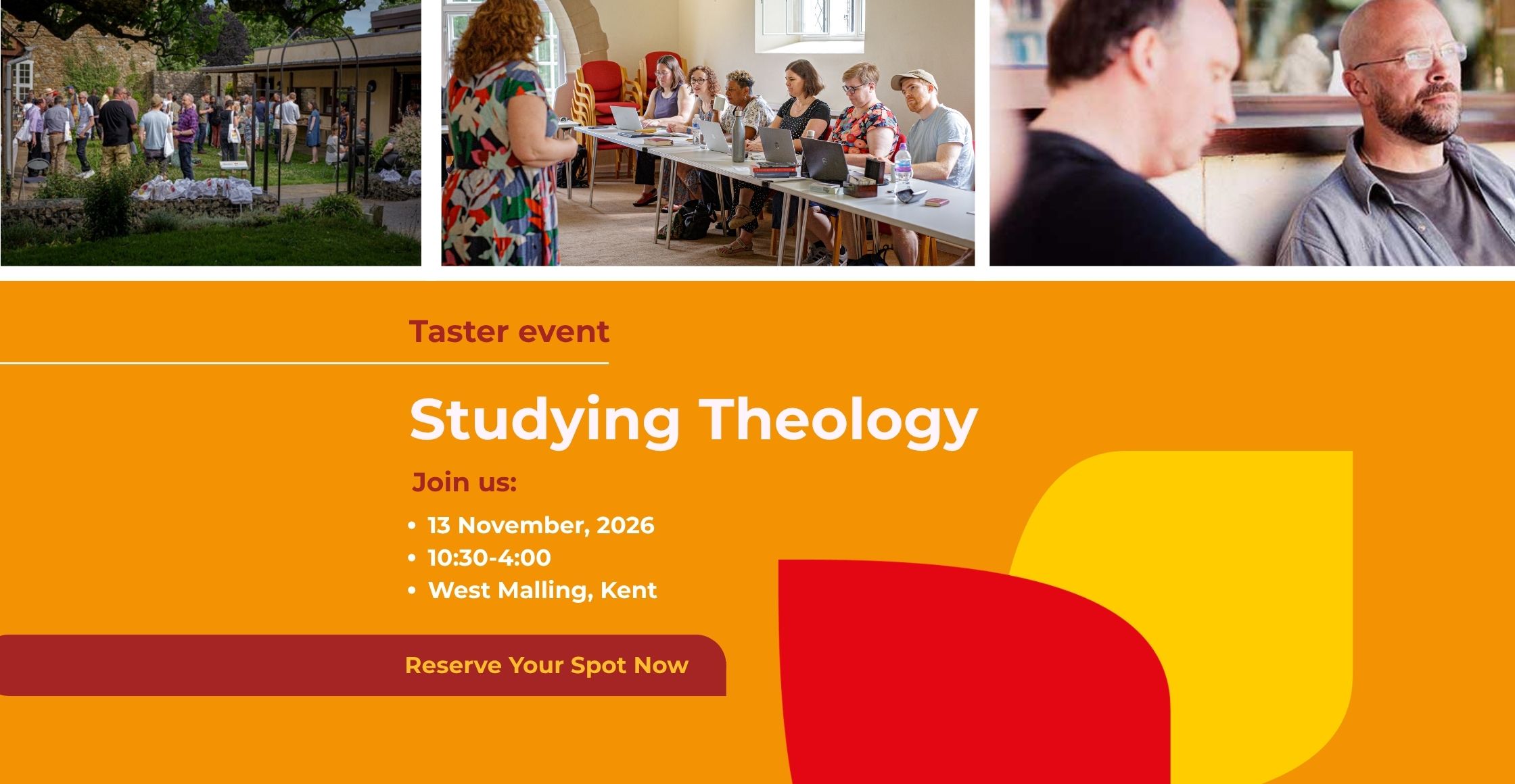 13 November Theology Taster Day