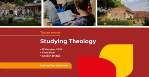 19 October Theology Taster London